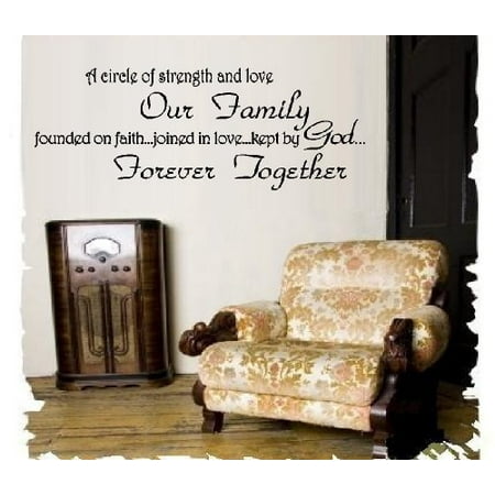 A CIRCLE OF STRENGTH AND LOVE #1 ~ WALL DECAL 10