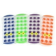 thumbnail image 5 of 4 Push Out Ice Cube Trays Easy Pop Out Round Cubes Flexible Silicone Bottom Tray, 5 of 5