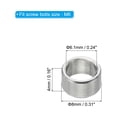 thumbnail image 2 of M6 Stainless Steel Spacers, 10 Pcs Metal Spacer Stainless Steel 6.1mm ID x 8mm OD x 4mm L for 1/4" or M6, 2 of 5