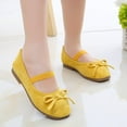 thumbnail image 5 of Child Kids Shoes Girls bow-knot princess shoes chaussure fille Soft bottom Girls single shoes 3 4 5 6 7 8 9 10 11 12-15Year Old, 5 of 6