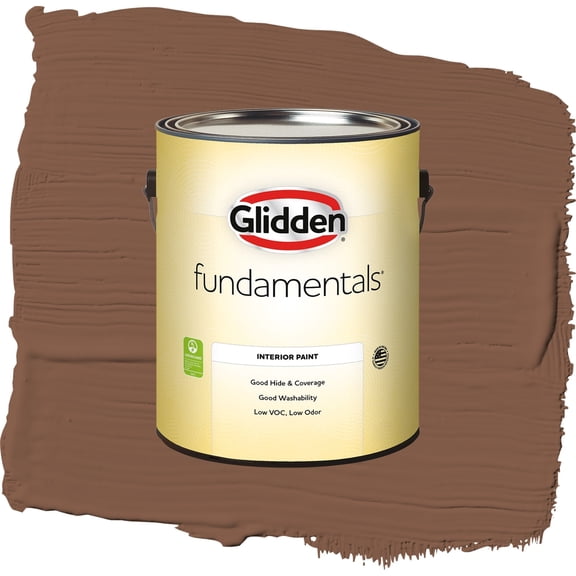 Glidden Fundamentals Spiced Cinnamon / Beige, Eggshell Interior Paint, 1 Gallon