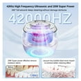 thumbnail image 4 of Ultrasonic Cleaner for Dentures Ultrasonic Retainer Cleaner with UV Light Ultrasound Cleaning Bath ,High Powerful, 4 of 7