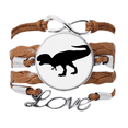 thumbnail image 1 of Dinosaur Bones Miniature Fierce Bracelet Love Chain Rope Ornament Wristband, 1 of 3