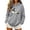 P53-NSLGXD Gray Womens Cute Hoodies, variant on NSLGXD Halloween Womens Oversized Hoodie Cute Ghost Print Long Sleeve Hooded Sweatshirt Trendy Y2K Baggy Pocket Casual Autumn Outfit Tops S-2XL