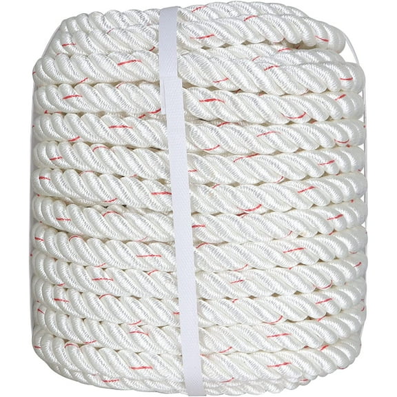 SEBLAFF 3/4 "x 100' Braided Heavy Duty Braid Polyester Arborist Rigging Rope Garden