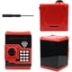 thumbnail image 5 of Alcancía electrónica con desplazamiento automático de dinero, caja de seguridad mini ATM, juguete para ahorrar dinero para niños, regalo de Navidad de cumpleaños para niños y niñas (rojo) JAMW Sencillez, 5 of 5