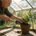thumbnail image 6 of Quenched Steel Garden Shovel, Wood Handle Hand Trowel, Heavy Duty Digging Tool for Planting Potted Flowers, 6 of 6