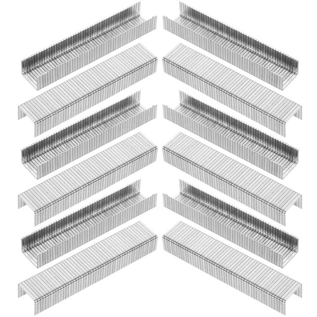 LIFKOME 1000pcs Metal Pneumatic Staples For Woodworking Narrow Crown Staples Durable And Easy To Use For