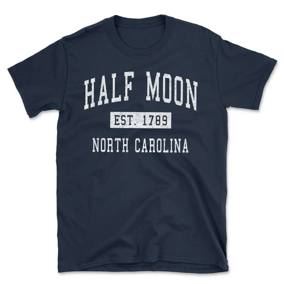 Half Moon North Carolina Classic Established Men's Cotton T-Shirt