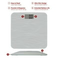 thumbnail image 6 of Escali Digital Glass Bath Scale for Body Weight, Bathroom Body Scale, High Capacity of 400 lb, Battery Included, Grey Waves, 6 of 6