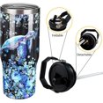 thumbnail image 6 of 30oz Sea Turtle Gifts Tumblers for Women with Handle and Straws, Stainless Steel Vacuum Insulated Coffee Tumbler, Travel Mug Water Bottle, Sea Turtle Stuff Accessories Decor, 6 of 6