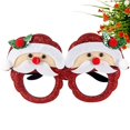 thumbnail image 4 of ZAXARRA 18 Pcs Christmas Glasses Hat Set with Cartoon Pattern Decoration, 4 of 8