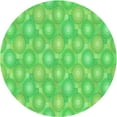 thumbnail image 1 of Ahgly Company Machine Washable Indoor Round Transitional Neon Green Area Rugs, 8' Round, 1 of 1