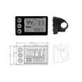 thumbnail image 5 of S866 Controller Panel Dashboard+36V 350W Sine Wave Controller Electric Bike LCD Display for E-Bike, 5 of 5