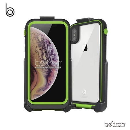 M1 Garand Clips - Belt Clip Holster for The BELTRON aquaLife M1 Waterproof Case - iPhone X/iPhone Xs (case not Included) - Features: Secure Fit, Quick Release Latch, Durable Rotating Belt Clip & Built-in Kickstand