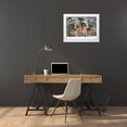 thumbnail image 3 of Anonymous 32x25 White Modern Wood Framed Museum Art Print Titled - Wolves in the snow, Germany, 3 of 4