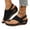 Black, variant on YOUYEDIAN Womens Orthopedic Sandals Non Slip Slip on Arch Support Flat Wedge Sandals Wide Work Shoes 2026 Comfortable Orthopedic Shoes (Brown)