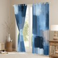 thumbnail image 3 of Homewish Dreamy Oil Printing Black Out Curtains for Kids, Steel Blue Abstract Curtains Pack of 2 (42x63 Each), Art Watercolor Bedroom Curtains, Curtains and Drapes Bedroom Decor, 3 of 6
