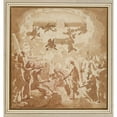 thumbnail image 3 of Eugenio Cajés 20x21 Black Modern Framed Museum Art Print Titled - The Triumph of the Cross (1613-1634), 3 of 5