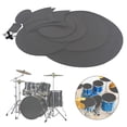 thumbnail image 2 of hejhncii 14x/Set Sound off Cymbal Mute Pads Odorless Drum Mute Pads Mats with 4 Binder Clips Drum Silencers Pads for Drums Head, 2 of 8