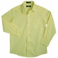thumbnail image 3 of French Toast School Uniform Big Boys Husky Long Sleeve Poplin Dress Shirt 34149-14Husky (Yellow), 3 of 3
