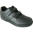 thumbnail image 2 of Genuine Grip Womens Slip-Resistant Cloth Hook & Eye Work Shoes Wide, Black - Size 8, 2 of 2