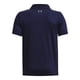 thumbnail image 2 of Under Armour Polo de Rendimiento para niños, (410) Midnight Navy/Pitch Gray, X-Large, 2 of 3