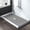 Grey, variant on Extra Large Non-Slip Shower Mat, 47.2x31.5 Inch Loofah Bath Mat with Center Drain Hole, Soft PVC Anti-Slip Floor Mat for Shower Stall and Wet Areas, Quick Drying Bathroom Mat