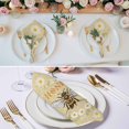 thumbnail image 3 of Bees Cloth Napkins, Daisy Flowers Spring Summer Honey Floral Leaf Plant Washable and Reusable Dinner Napkins Set of 8, Table Napkin for Kitchen Party Birthday Wedding Hotel Housewarming 20"x20", 3 of 9