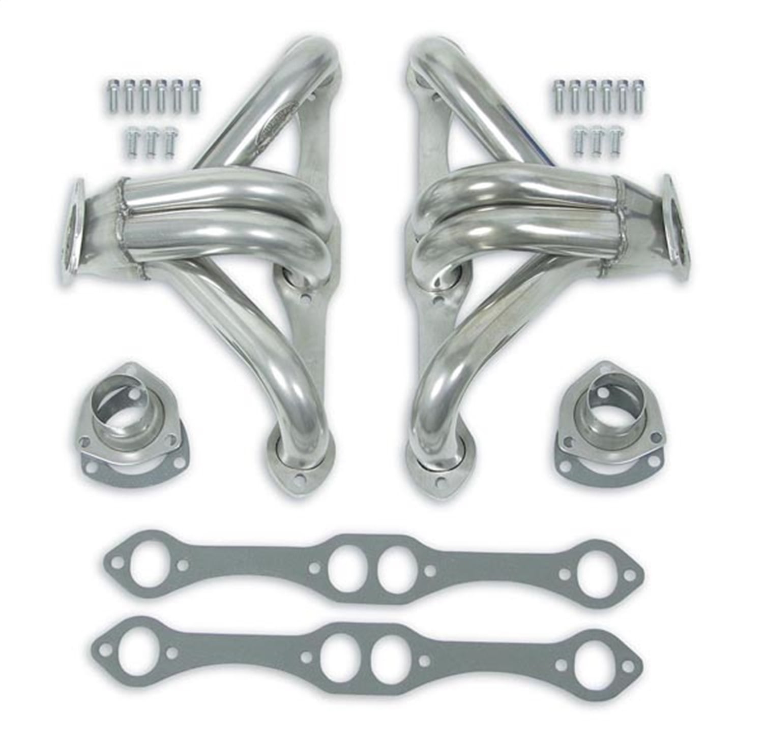 Automotive Small Block Chevy Stainless Street Rod Block Hugger Headers