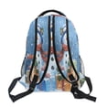 thumbnail image 5 of Backpack 16x11.4x6.9 Inches Fashion Backpack Shopping Travel Outing Backpack Beautiful Christmas Snowman, 5 of 9