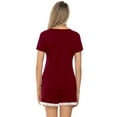thumbnail image 3 of Purcoar Womens Pajama Sets 2 Piece Short Sleeve Pajamas Loungewear Sleepwear V Neck Tops with Shorts, 3 of 4