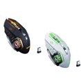 thumbnail image 2 of Monstrate Ratón óptico inalámbrico ajustable para juegos de 3200DPI, ratón para juegos de 2,4 Ghz, ratón LED para ordenador, ratón receptor USB para Type6 NO6, 2 of 6