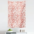 thumbnail image 1 of Romantic Tapestry, Hot Retro Lady Lipstick Marks Feminine Women Girls Art Image Print, Fabric Wall Hanging Decor for Bedroom Living Room Dorm, 5 Sizes, Vermilion and White, by Ambesonne, 1 of 1