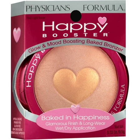 Physicians Formula Happy Booster Baked Bronzer, 7848 Light Bronzer, 0.33 oz
