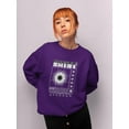 thumbnail image 2 of Poster Spiral Techno Style Sweatshirt Women -Image by Shutterstock, Female Large, 2 of 4
