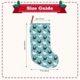 thumbnail image 3 of Vsdgher Lovely Roosters Christmas Stockings 18 inch Large Kids Stocking Bags Hanging Socks for Christmas Decor Decorations, 3 of 7