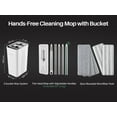 thumbnail image 5 of JOYMOOP Mop and Bucket with Wringer Set, Wall Mop Cleaning Bucket with Mop, Flat Mop Bucket with 5 Microfiber Pads, 5 of 11
