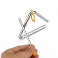 thumbnail image 3 of Musical Triangle Hand Percussion Instrument with Striker for Children Music Enlightenment Kids Musical Instrument, 3 of 5