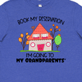 thumbnail image 4 of Inktastic Book My Reservation I'm Going to My Grandparents'- House Youth T-Shirt, 4 of 5