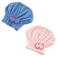 thumbnail image 1 of Coral downy hair cap and headscarf quick drying hat, 1 of 5