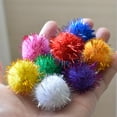 thumbnail image 3 of 50Pcs Glitter Bombils Para El Cabello De 3 Cm Para Diadema De Navidad Pasador Cintas Para El Cabello Gloria Glitter Pom Poms, 3 of 9