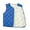 Sky Blue, variant on Kiijoy Toddler Boys Winter Padded Vest Unisex Solid Color Sleeveless Jacket, Sizes 4-5