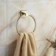 thumbnail image 3 of Anillo de toalla para baño 1 paquete, ganchos para toallero circular de baño de cocina, montaje en pared, almacenamiento resistente, acero inoxidable Ormromra 2035037-6, 3 of 9