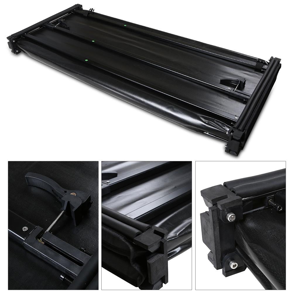 Walfront Assemble Lock Tri Fold Tonneau Cover For Silverado Sierra 1500 5 8 Short Bed 2014 2018 Tri Fold Tonneau Cover Assemble Tonneau Cover Walmart Com Walmart Com