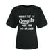 thumbnail image 4 of Camiseta de mujer Camisetas divertidas y lindas de manga corta Camiseta con estampado divertido Camiseta con estampado de letras Tops Blusa Regalo para mujeres OAVQHLG3B Store lin121212, 4 of 4