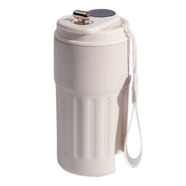 Pantalla de temperatura inteligente 316 Taza de vacío de acero inoxidable Taza de café para hombres y mujeres Taza de agua portátil de alto valor Taza simple personalizada