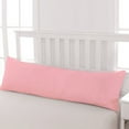 thumbnail image 6 of Flxxie 100% Brushed Microfiber Body Pillow Cover, Ultra Soft and Cozy Full Body Pillowcase for Adults, 20" x 54", Pink (Not Include Body Pillow), 6 of 7