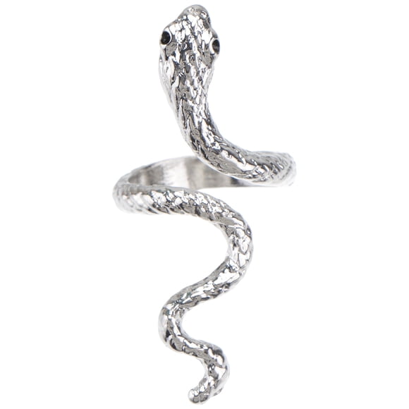 1Pc Stylish Ring Snake Shaped Ring Serpentine Ring Finger Jewelry Decoration