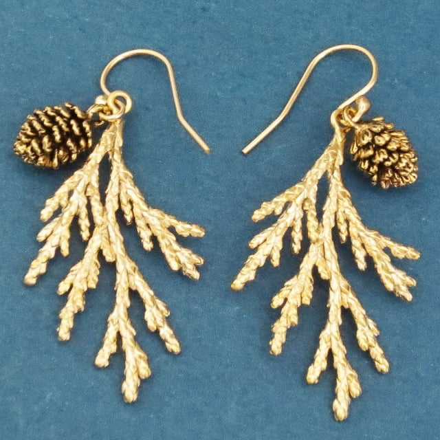 Xiao Hua Pendientes colgantes de estilo retro, nuevos y únicos, para mujer, estilo étnico bohemio, joyería vintage (dorado)